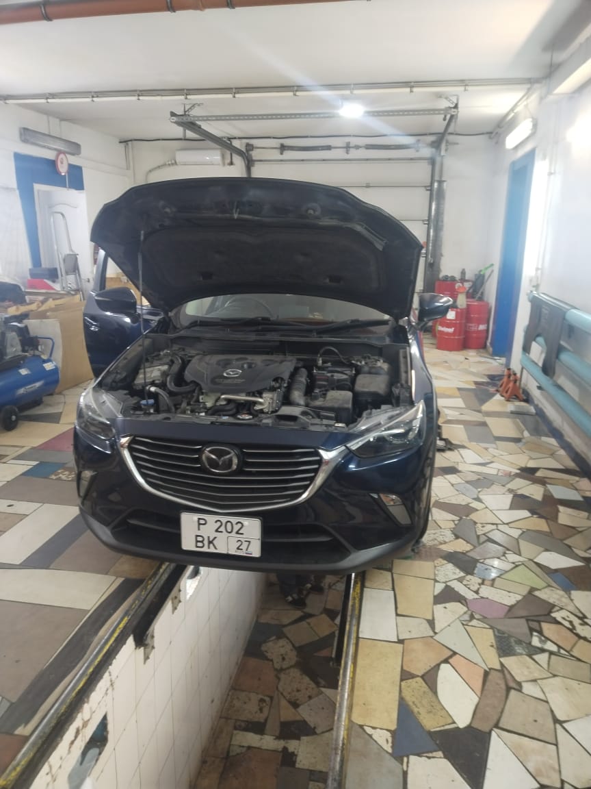 Замена топливного фильтра Mazda CX-3